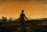 Caspar David Friedrich Woman before the Rising Sun